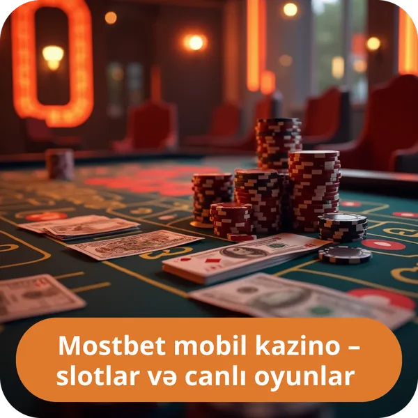 Mostbet mobil kazino – slotlar və canlı oyunlar